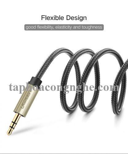 Ugreen 40793 3M Màu Đen Cáp âm thanh 2 đầu 6.5mm dương sang 3.5mm dương cao cấp AV126 30040793